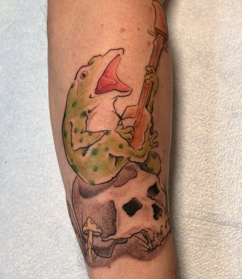 Illustrative color tattoo